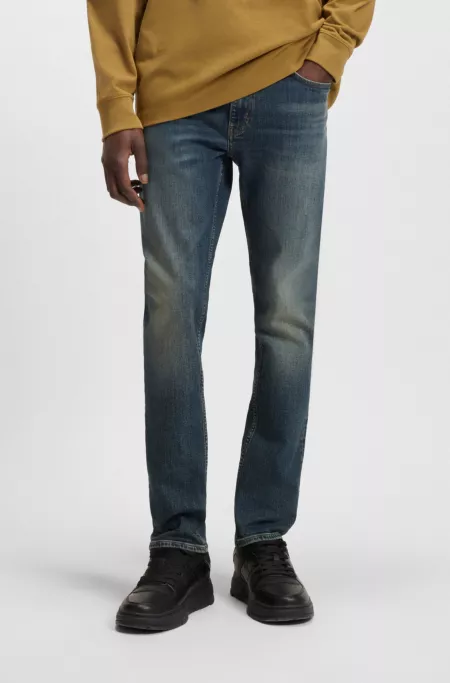 Jean Extra Slim en denim stretch bleu foncé