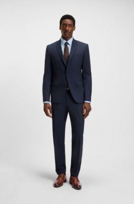 Derby shoes in leather, Brown