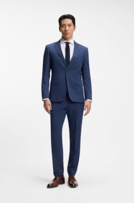 Derbys aus Leder mit Nahtdetails, Braun