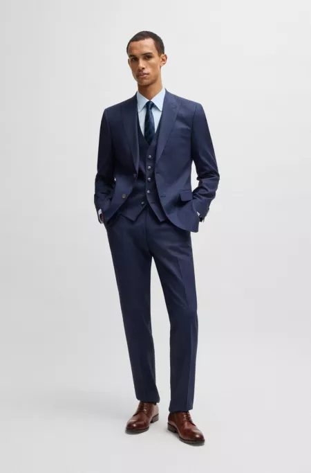 Cap-toe Derby shoes in leather