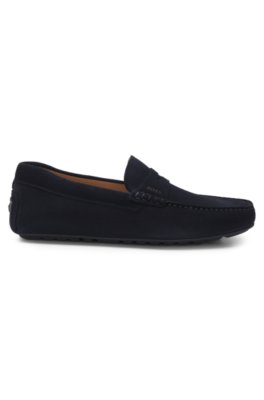 Boss Suede moccasins with penny trim finskor herr – bild 3