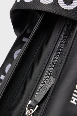 Twill tote bag with logo straps, Black