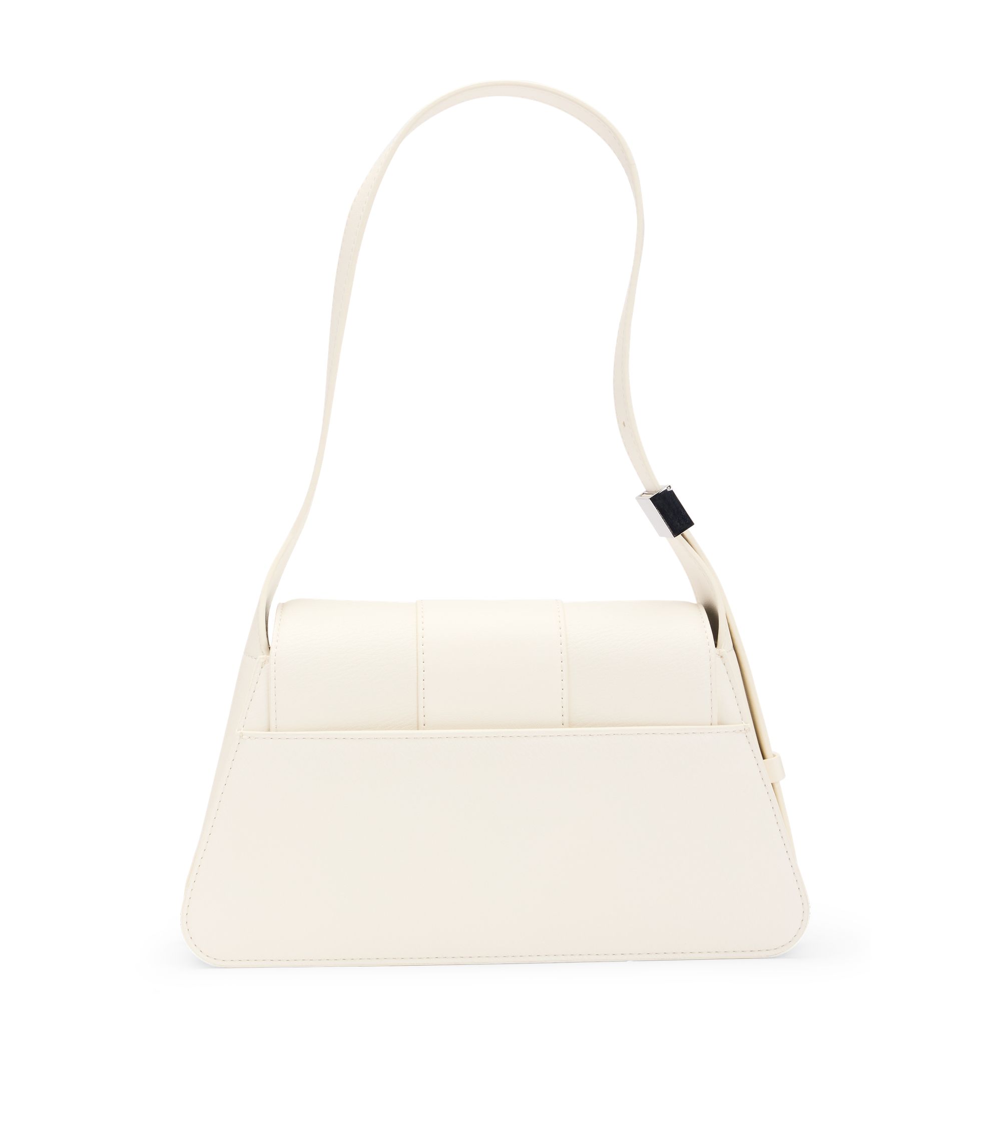 美品 HUGO BOSS ホワイトミンク アンゴラ カシゴラ ベルト ロング BOSS - Long knitted cardigan with collar - White