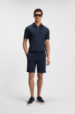 Suede trainers with rubber outsole, Dark Blue