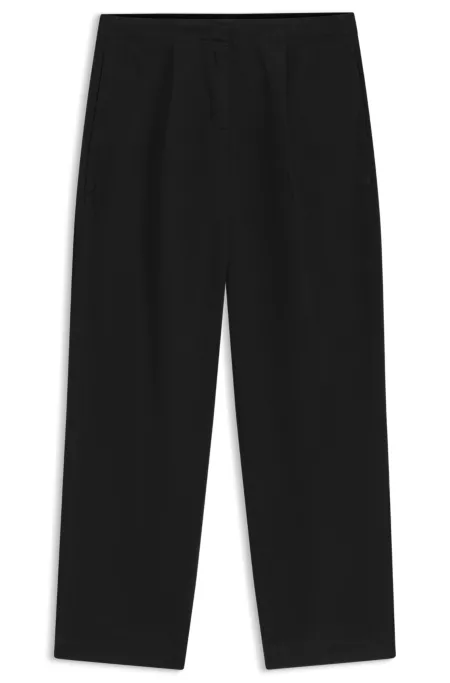 Barrel-fit chinos in stretch-cotton twill