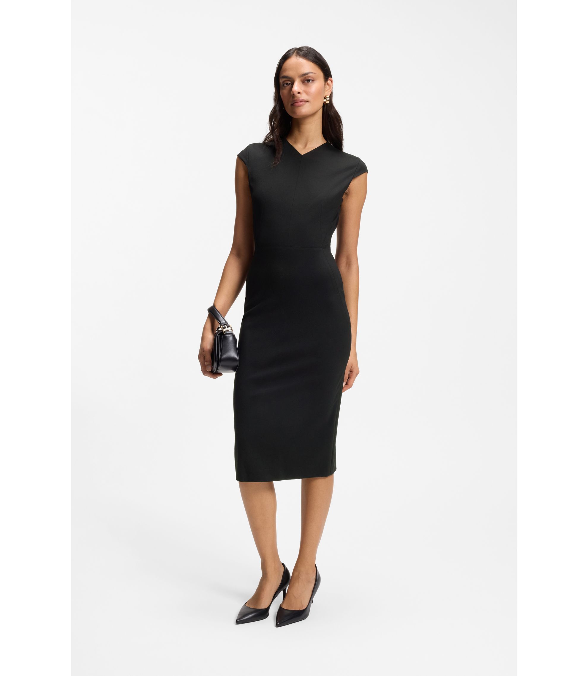 black off shoulder dress with slit Cinderella Divine CD943 / 4 dresses-church NXH1668 Size:17½ 36/37 Simplistic Guide To What