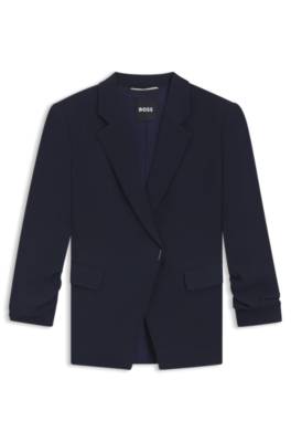 Slim-fit blazer with press-stud closure 1