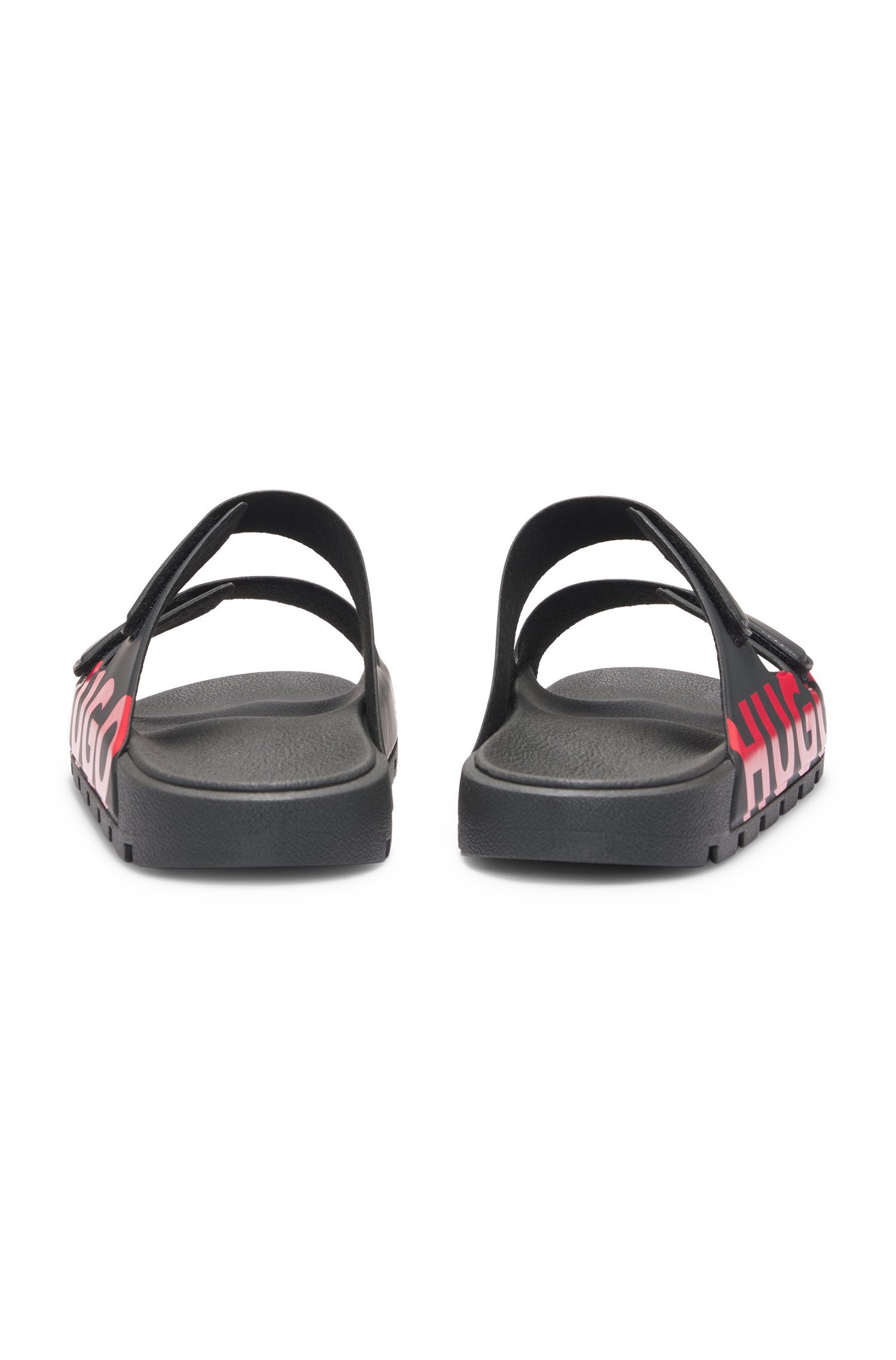 Hugo Twin-strap logo slides sandaler herr – bild 3