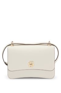 Generfde crossbodytas met Double B-monogram, Wit