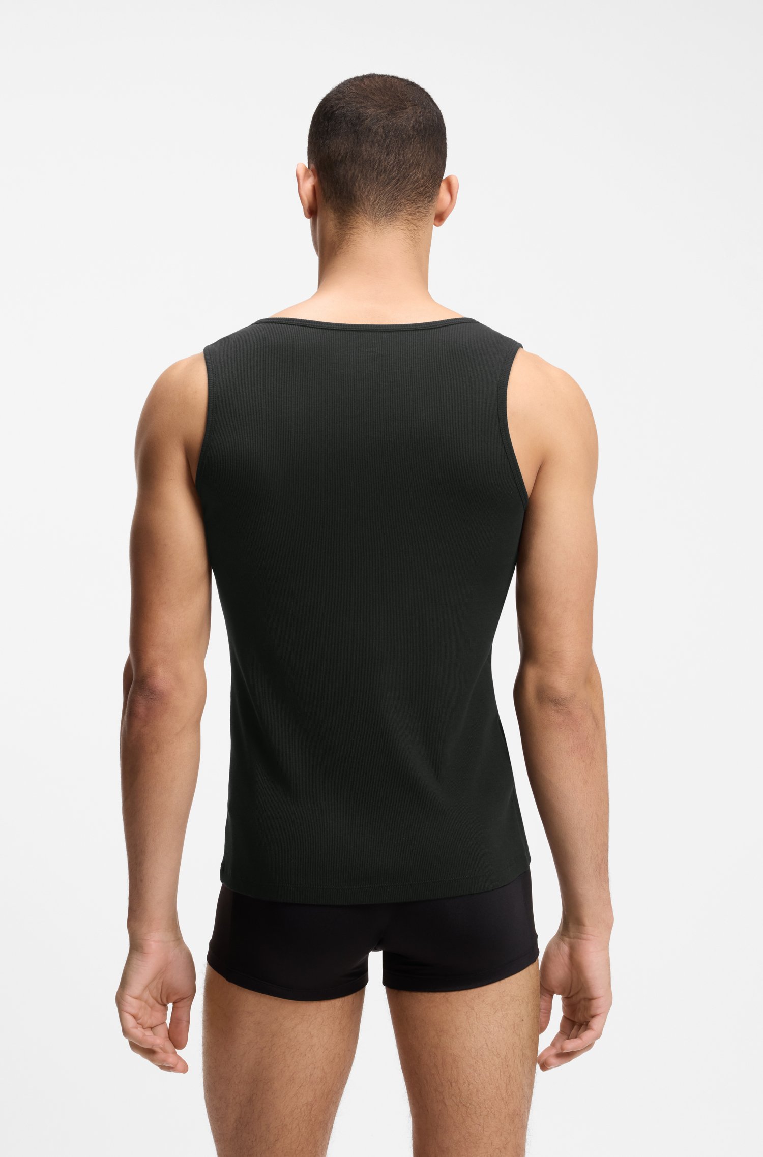 Boss Three-pack cotton vests underställ herr – bild 2