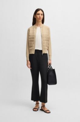 レザーサンダル Double Bモノグラム, ブラック