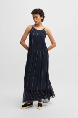 Espadriller i ruskind med elastisk h&aelig;l, Sort