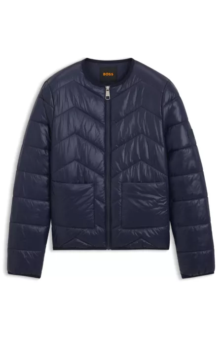 Veste déperlante à matelassage chevrons