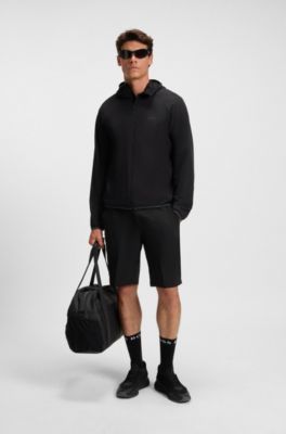 Water-repellent jacket with four-way stretch, Black