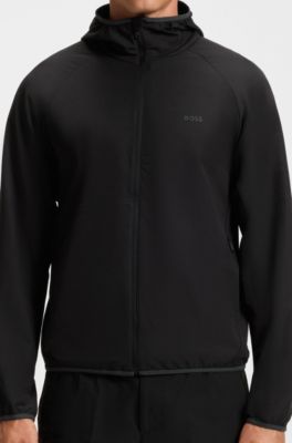 Water-repellent jacket with four-way stretch, Black