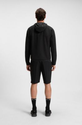 Water-repellent jacket with four-way stretch, Black