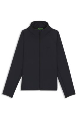 Water-repellent jacket with four-way stretch, Dark Blue