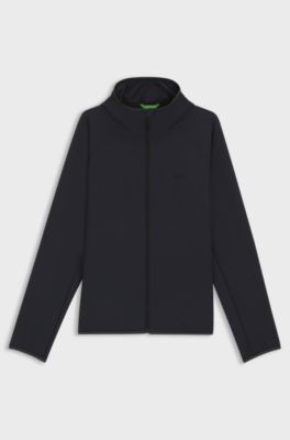 Water-repellent jacket with four-way stretch, Dark Blue
