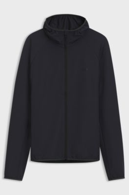 Water-repellent jacket with four-way stretch, Dark Blue