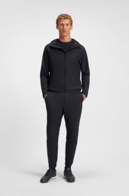 Water-repellent jacket with four-way stretch, Dark Blue