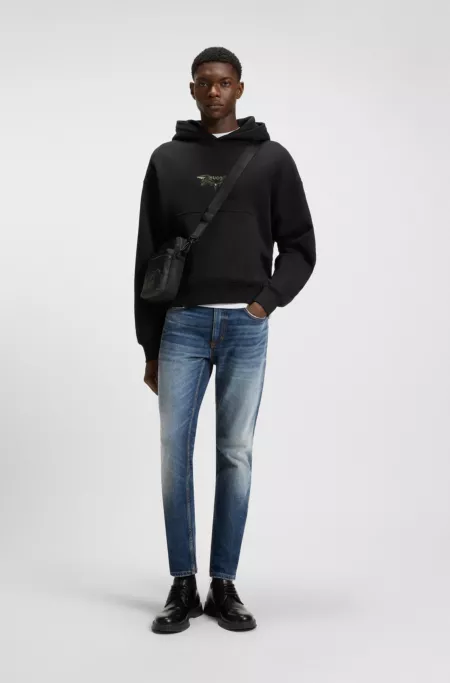 Extra-slim-fit jeans in blue stretch denim