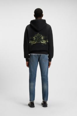 Extra-slim-fit jeans in blue stretch denim, Blue