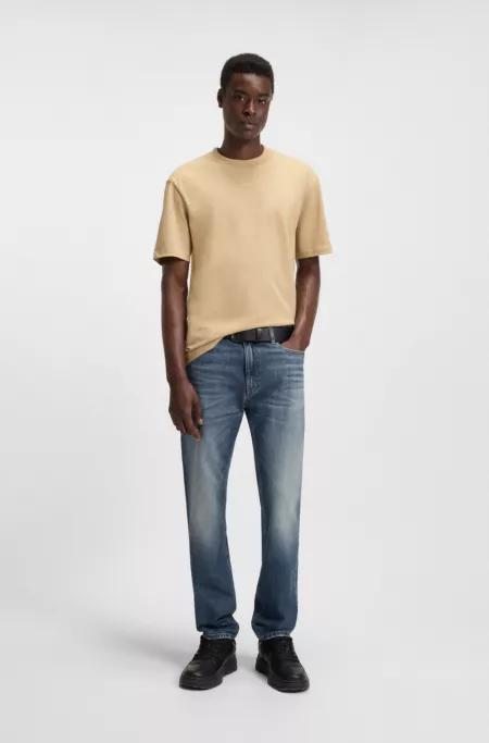 Slim-fit jeans in blue comfort-stretch denim
