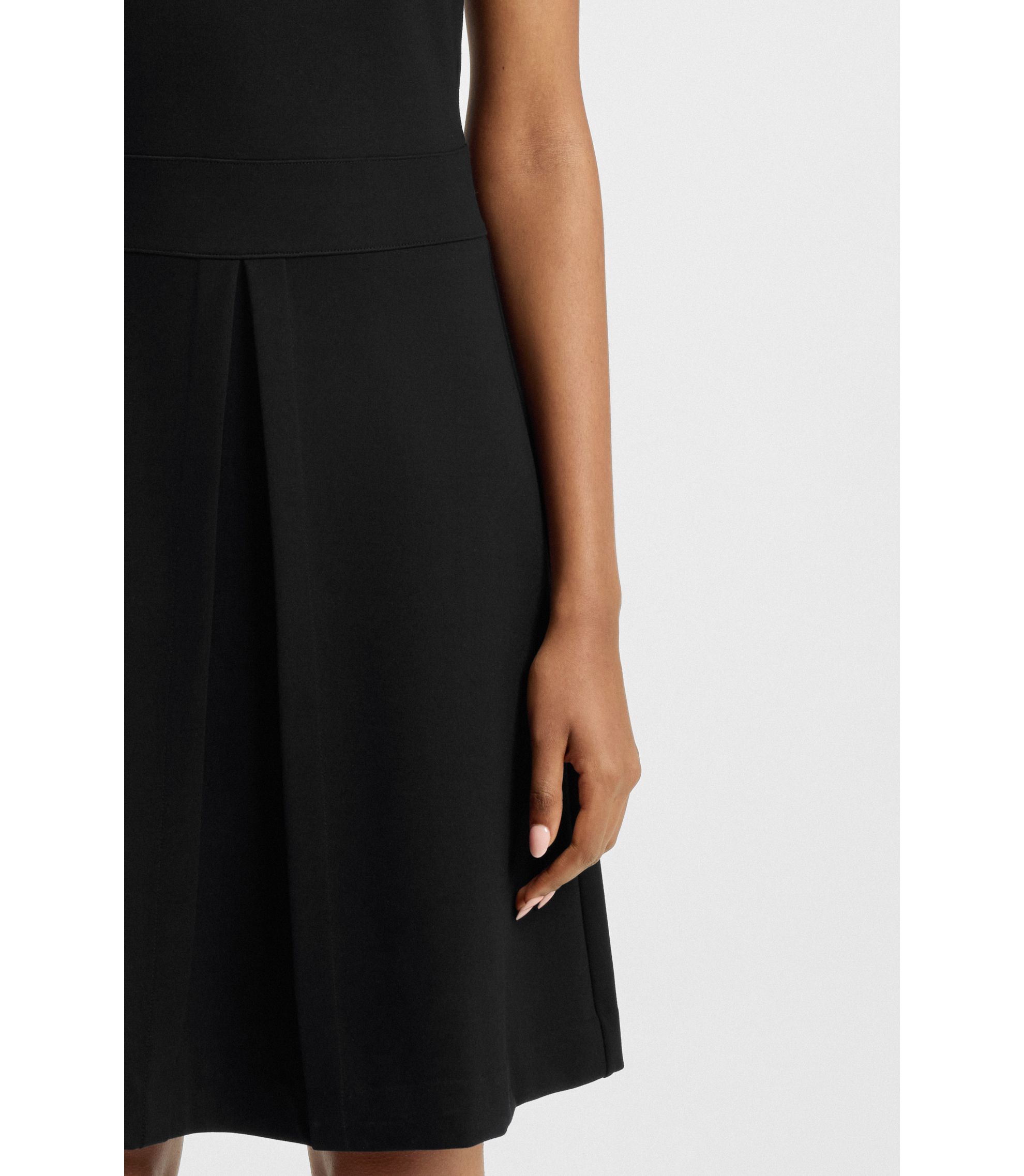 Robe Noire Sans Manches Jones New York Taille 10 - Coupe Professionnelle Avec Plis Latéraux