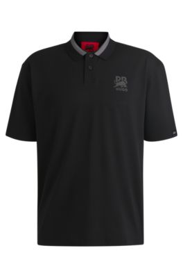 Tシャツ・カットソー Hugo Boss SS24 COTTON POLO (50512682_10258128404) HUGO - HUGO x RB stretch-cotton polo shirt with carbon