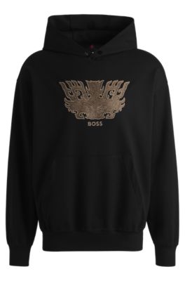 BOSS x Creation of the Gods フーディ トウテツ BOSS - BOSS x Creation of the Gods hoodie with Taotie
