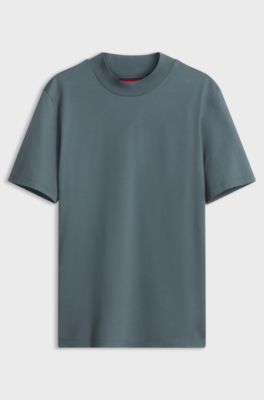 Stretch-cotton T-shirt, Grey