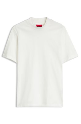 Hugo Uomo Colore Neutro T-Shirt In Cotone Elasticizzato