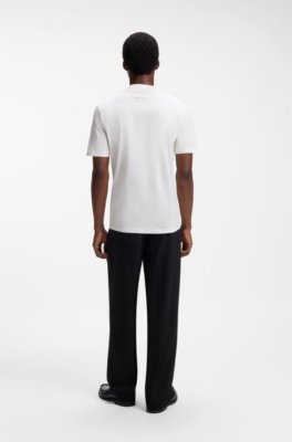Hugo Stretch-cotton T-shirt herr – bild 3