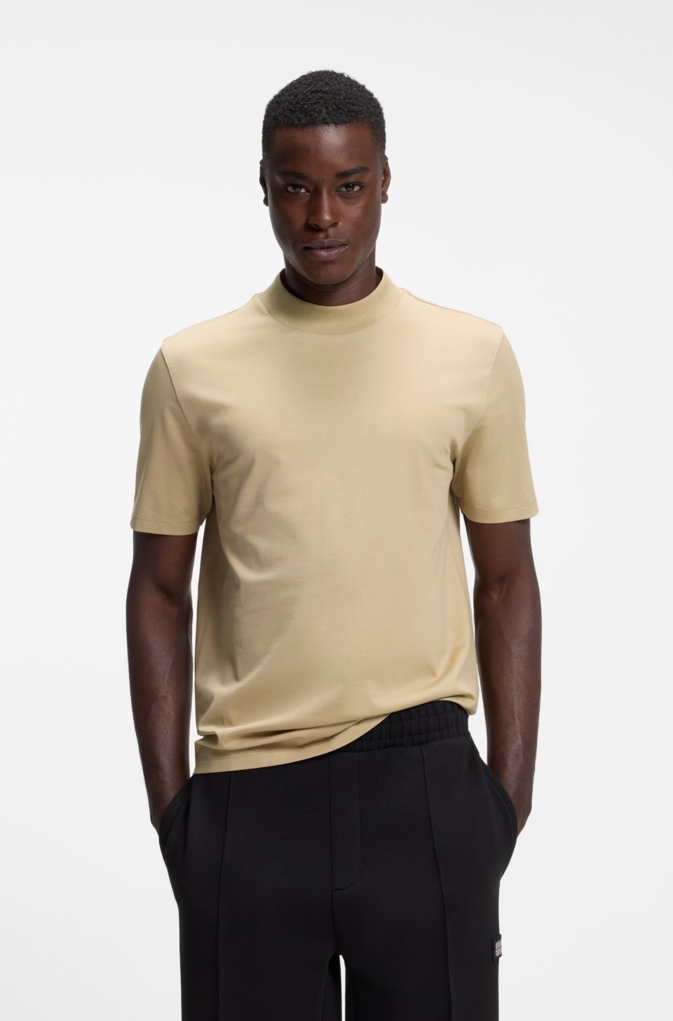 Stretch-cotton T-shirt