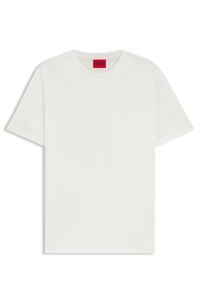 Stretch-cotton T-shirt, Natural