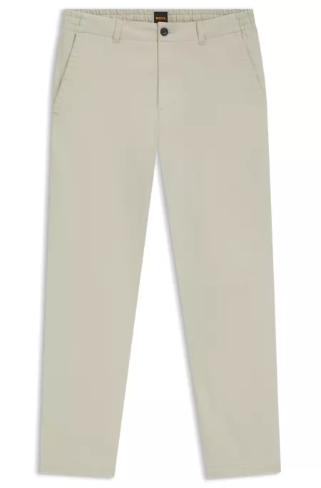 Pantalon Regular en twill de coton mélangé