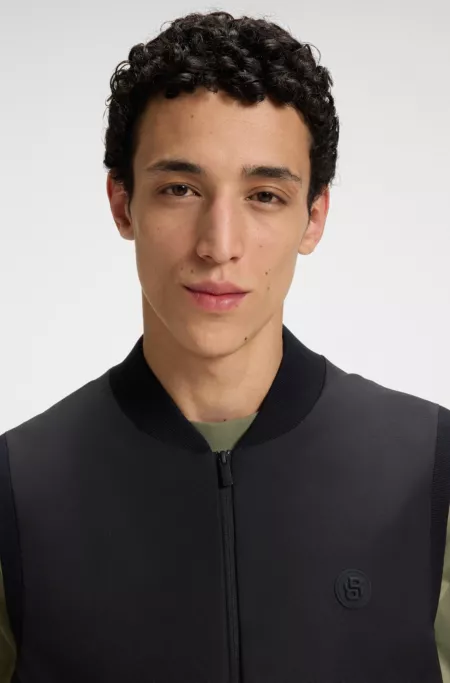 Regular-fit gilet with weather protection