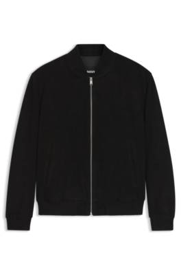 Regular-fit jacket in suede 1