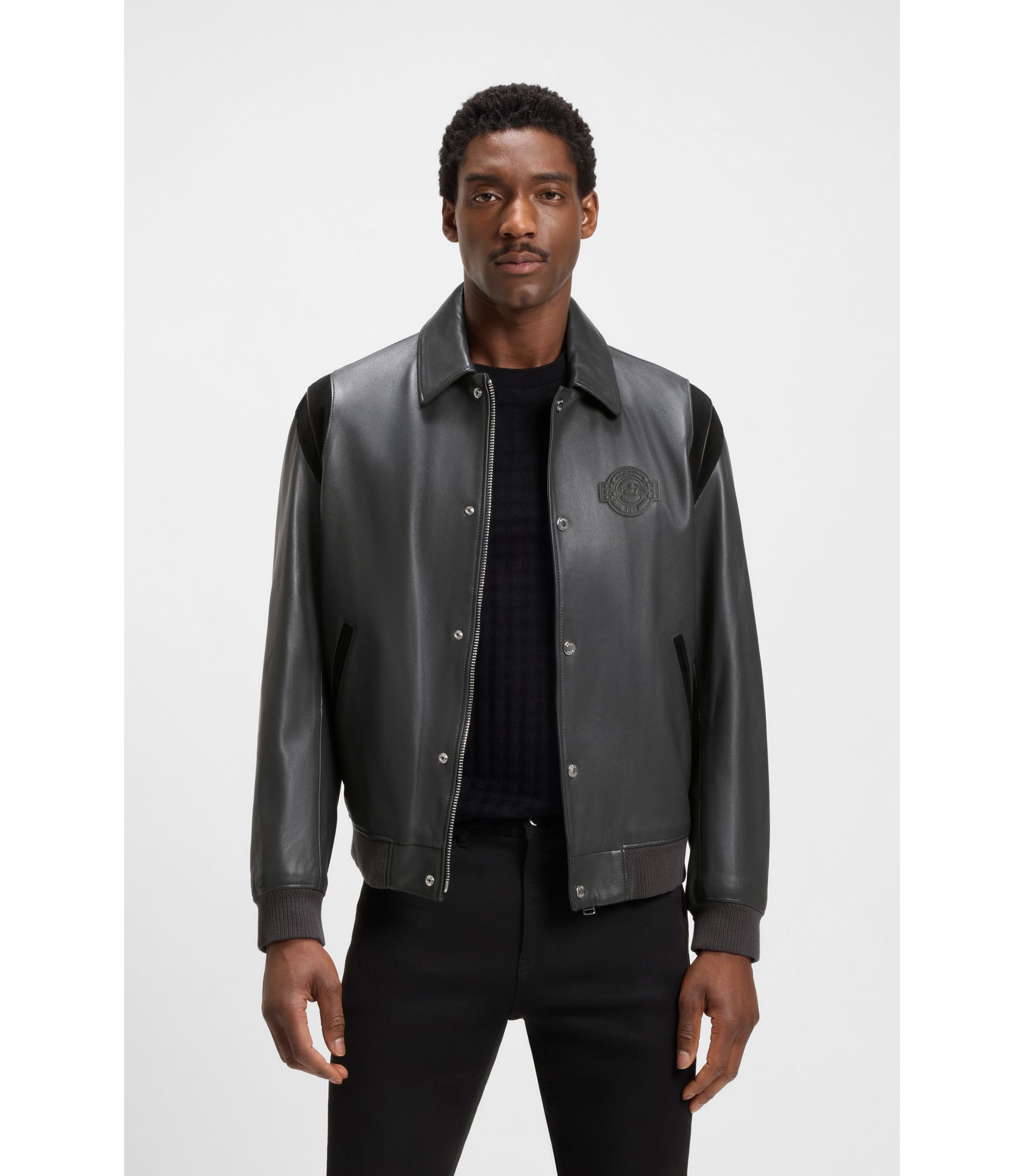 BOSS × PORSCHE レザージャケット【極美品】 BOSS X PORSCHE: 過去と現在を融合したアイコニックな秋冬