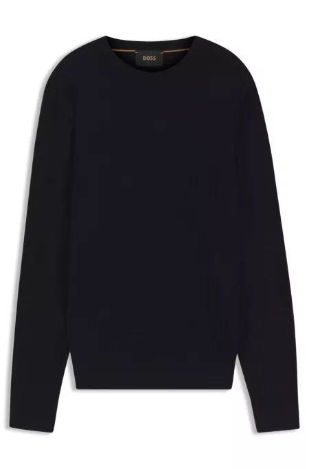 Silk sweater with Prince of Wales check structure
