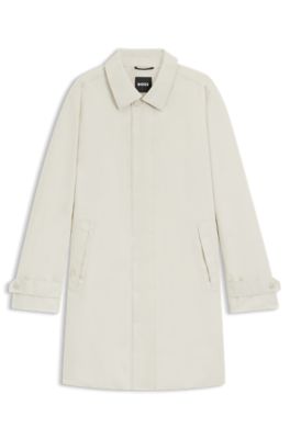 Wasserabweisender GORE-TEX&reg; Mantel mit verdecktem Rei&szlig;verschluss, Wei&szlig;