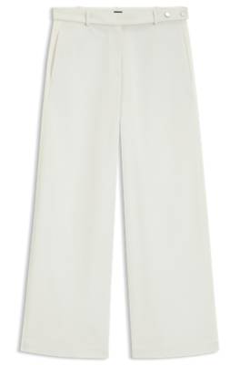 Relaxed-fit trousers in cotton canvas 1