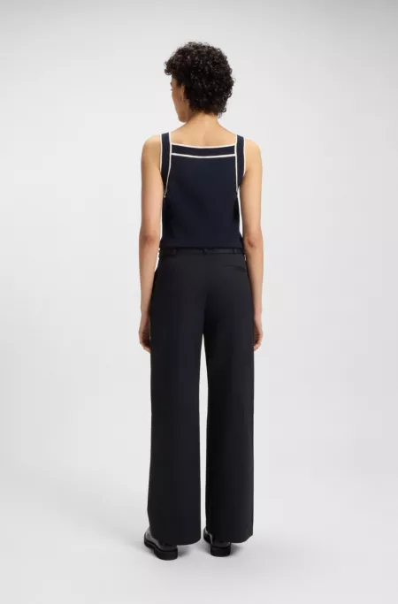 Pantalon Relaxed en toile de coton