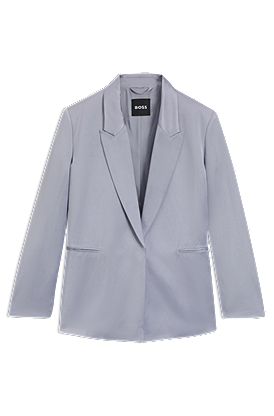 リラックスフィット ブレザー サティーン