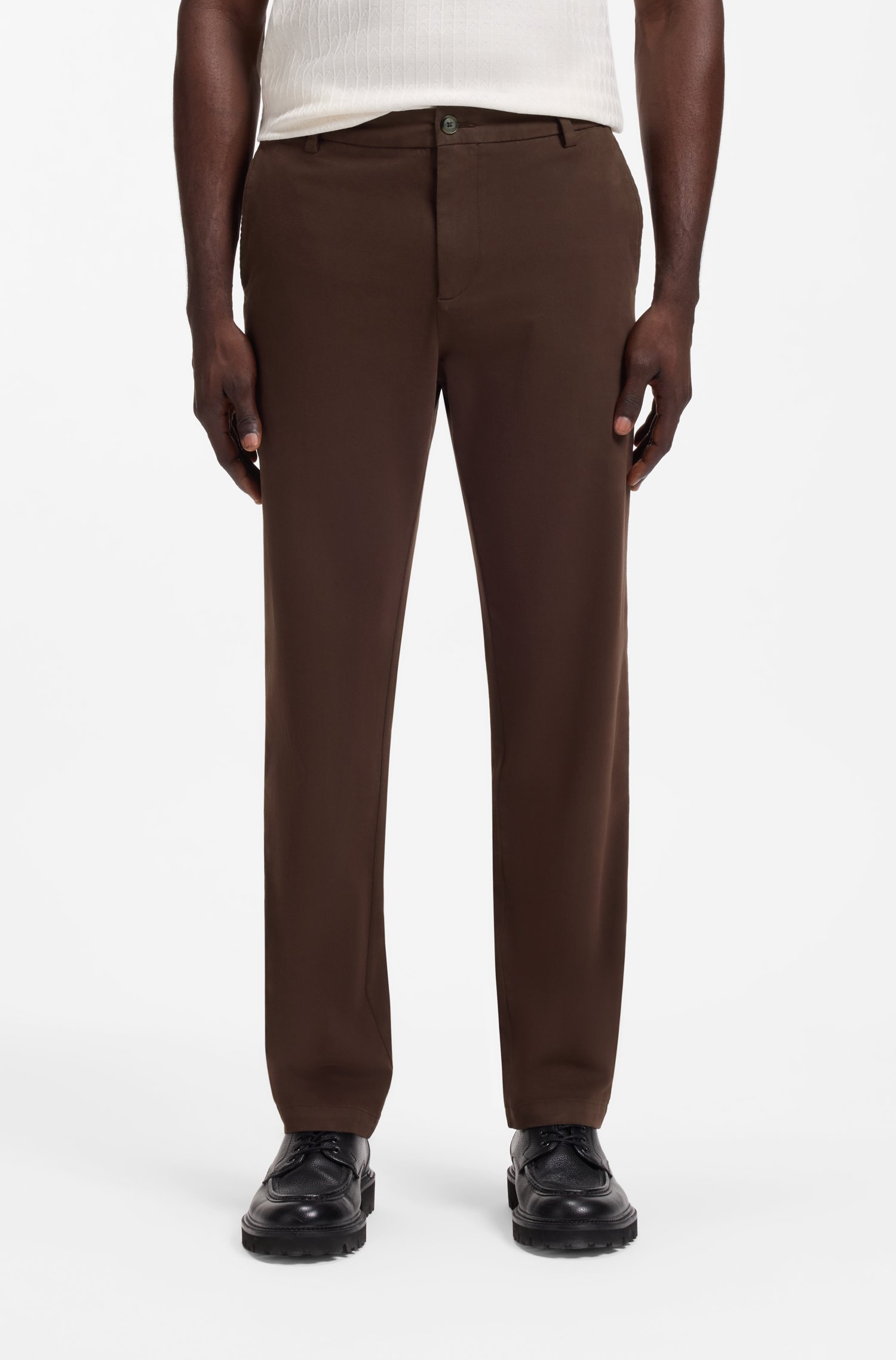 Boss Modern-fit trousers byxor herr