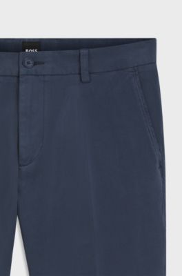 Modern-fit trousers, Blue