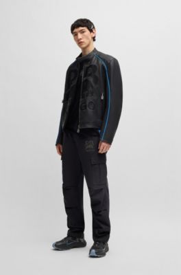 HUGO x RB hybrid trainers with heel spoiler, Black