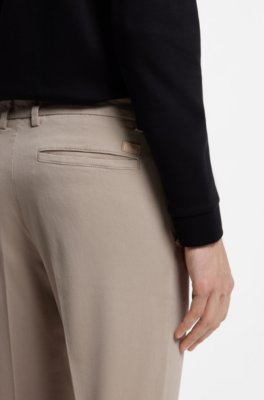 Boss Slim-fit gabardine trousers casual byxor herr – bild 3