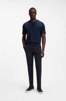 Slim-fit trousers , Dark Blue