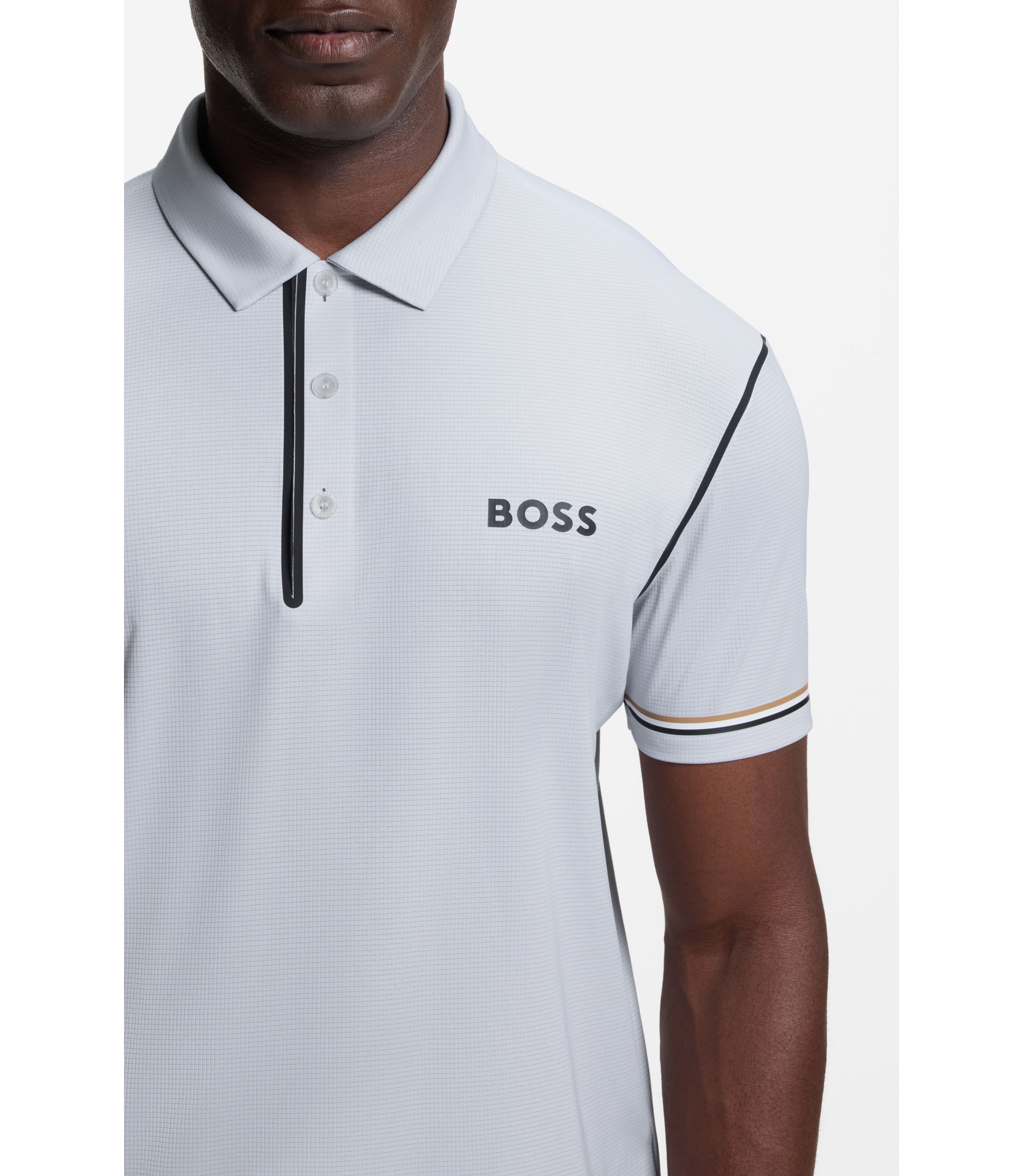 BOSS - アクティブ Paddy ゴルフポロシャツ リップストップ